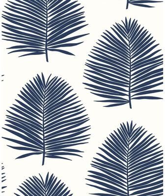 Seabrook Designs The Simple Life Island Palm Unpasted Wallpaper
