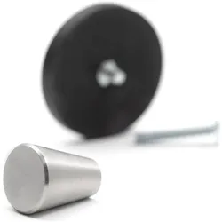 3x Supermagnete, Kleiderhaken + Wandgarderobe, Garderobenknopf magnetisch konisch