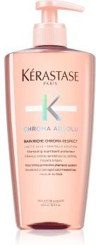 Kérastase Chroma Absolu Bain Riche Chroma Respect champô nutritivo para cabelo pintado 500 ml. Chroma Absolu Bain Riche Chroma Respect