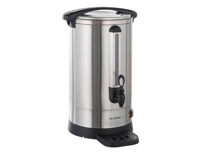 GastroHero Perkolator Kaffeebereiter 18 Liter I Perkolator 121 Tassen Kapazität, Überhitzungsschutz, praktischer Wasserhahn