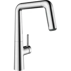 KWC Hebelmischer KIO Auszugbrause, chromeline, A200, seitenbedient 125202