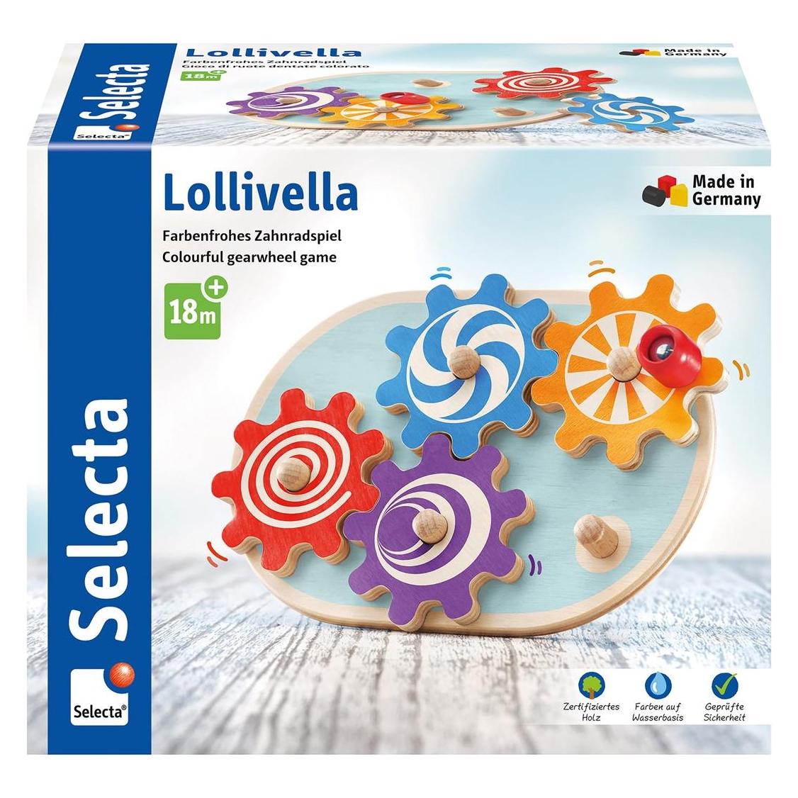 Selecta Spielzeug Zahnradspiel Lollivella (Deutsch) (62084)
