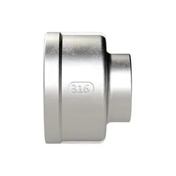 Reduziermuffe rund, Rp 3/4 IG, Rp 1/2 IG, ES 1.4408  (REDMRP3412ES4408)
