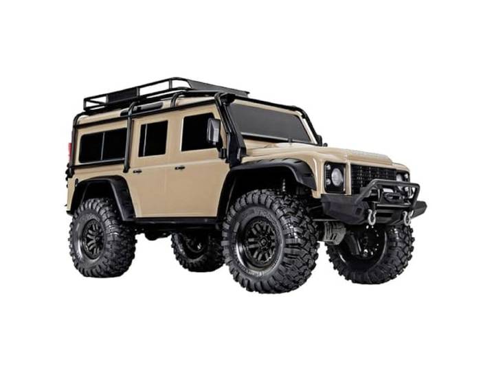 Traxxas Landrover Defender Ready to Race (RTR) Brushed 1:10 RC Modellauto Elektro Crawler Allradantrieb (4WD) RTR 2,4 G
