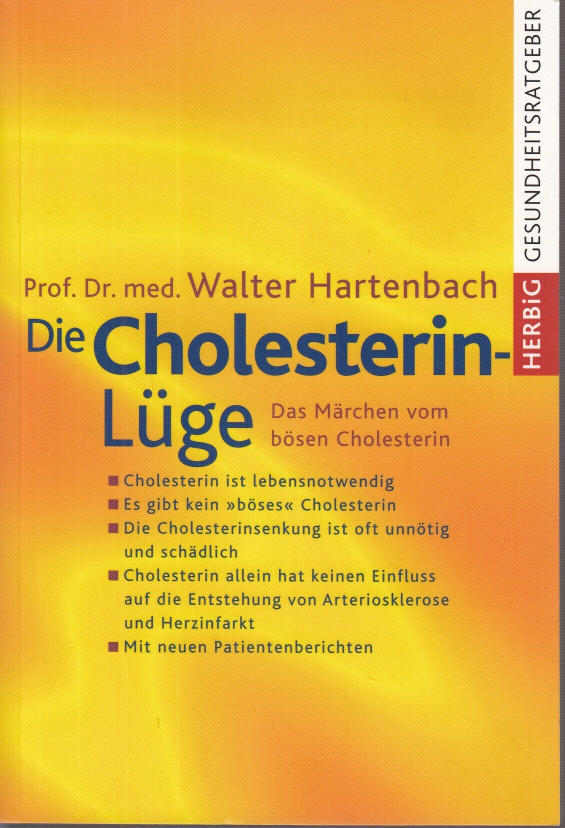 Walter Hartenbach - Die Cholesterin-Lüge - Preis vom 10.10.2026 11:48:34 h