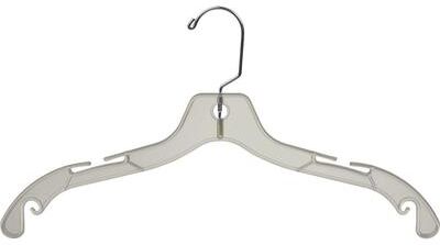 The Great American Hanger Company Classic Plastic Hanger with Notches and Swivel Hook