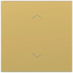 Hager WAW1002C08 Wippe 1fach mit Aufdruck Symbol Pfeile, A.x/C.x, gold, metallisch