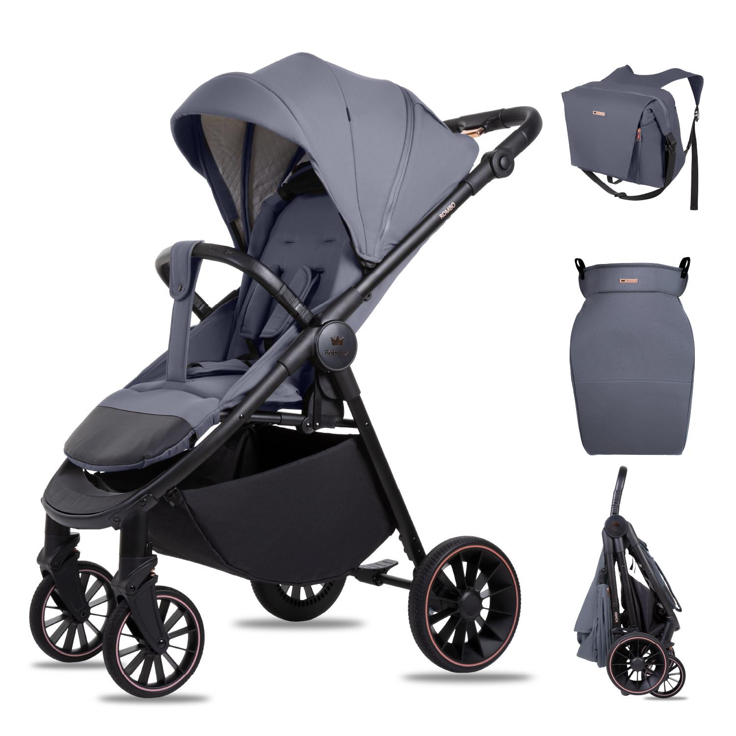 BabyLux ROMBO Kinderwagenbescherming: Lichtgewicht en schokabsorberende tas