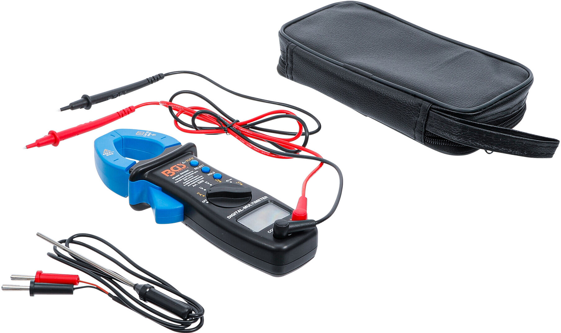 BGS Digital-Multimeter mit Zange für Gleich- und Wechselstrom ; BGS technic (2202)