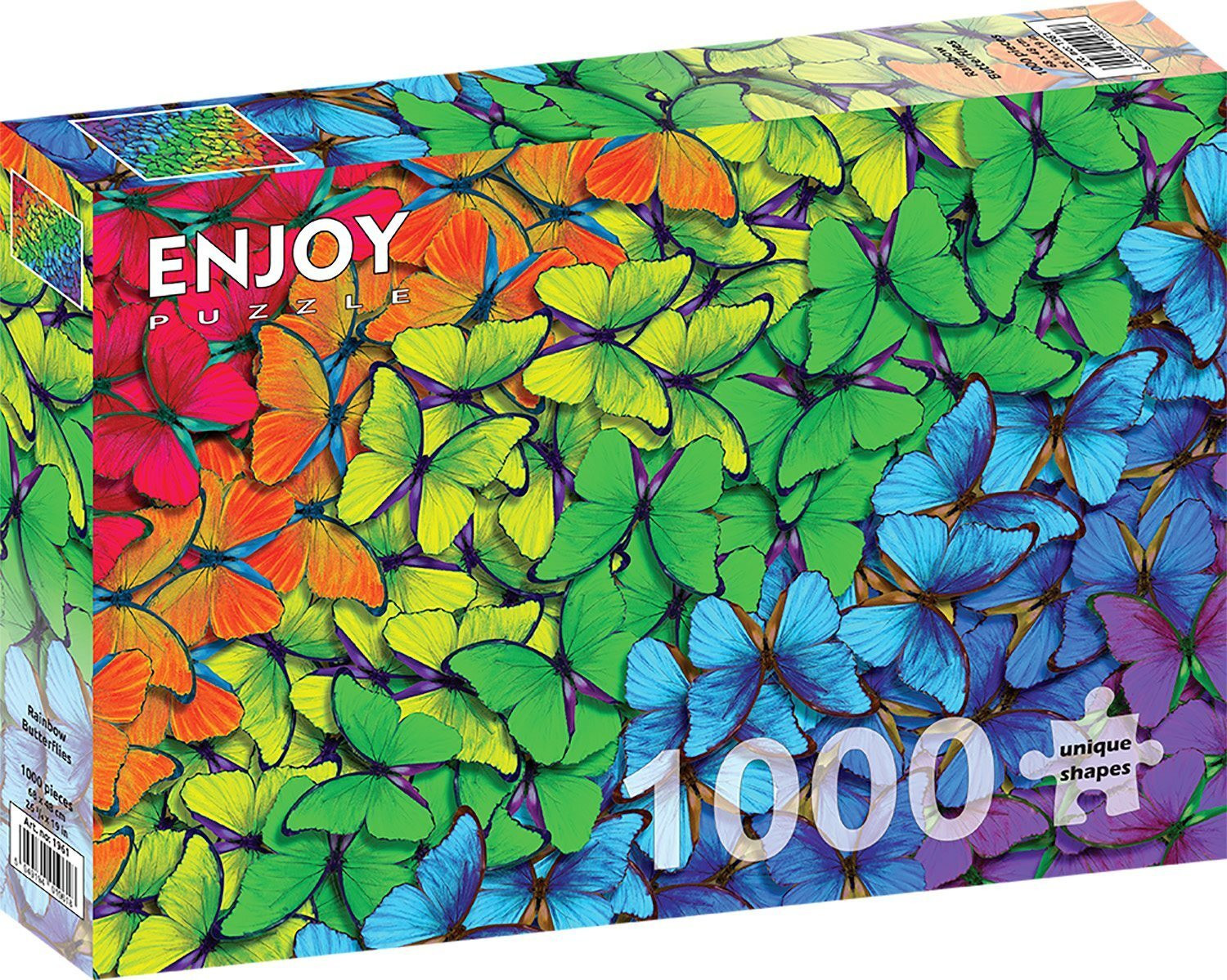 Rainbow Butterflies puzzel met 1000 stukjes