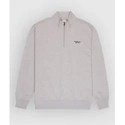 Element Element Co Emb Quarter Half-Zip Sweater mid grey heather Gr. XL