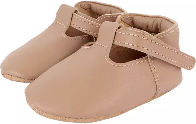 Donsje Amsterdam - Babyschuhe, Baby T-Riemen Schuhe, 0-6M, Braun