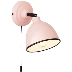BRILLIANT Lampe Telio Wandleuchte Zugschalter ros1x D45 , E14 , 28W , geeignet für Tropfenlampen (nicht enthalten)   Mit Zugschalter