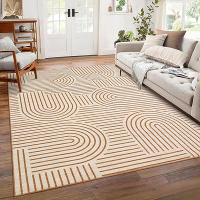 Garvee Dynamic Arcs Geometric Modern Area Rug