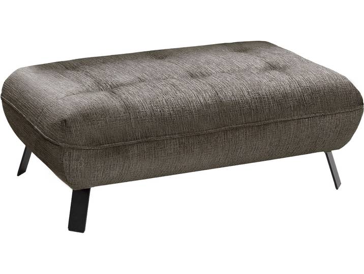 Hocker EXXPO - SOFA FASHION, grau (espresso), B:110cm H:44cm T:78cm, Hocker, Hocker, bequem und modern