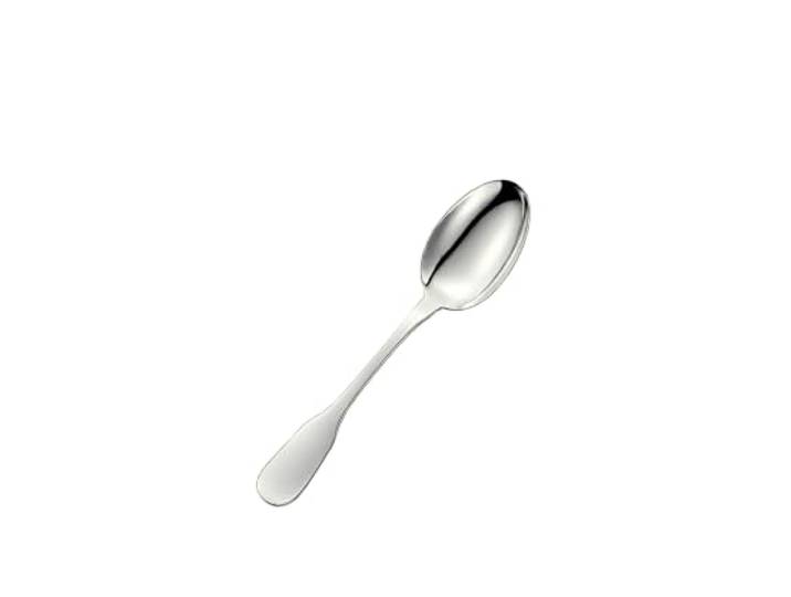 EDZARD Mokkalöffel Messina (L 10,5 cm), 925er Sterling-Silber Espressolöffel und Kaffeelöffel aus Echtsilber – kleiner Silberlöffel für Espresso, Ristretto, Dessert und Zuckerdose