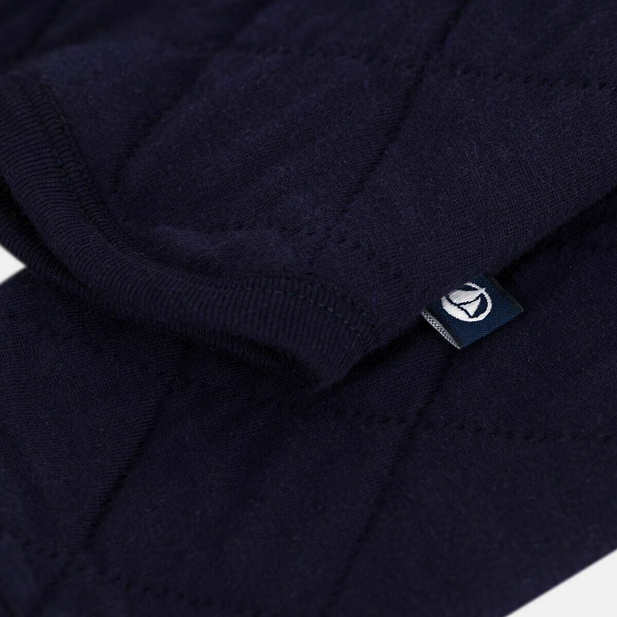 PETIT BATEAU Cardigan femme matelassé en coton uni