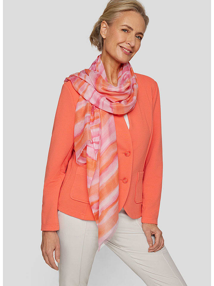 Rabe Schal in Pink/ Orange - onesize