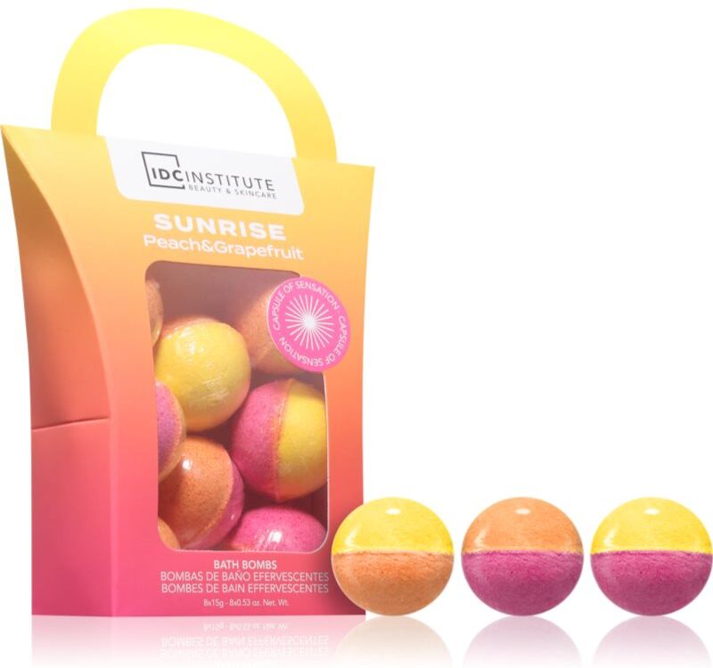 IDC Institute Cocktail Bar bath bomb shade Sunrise 8x15 g