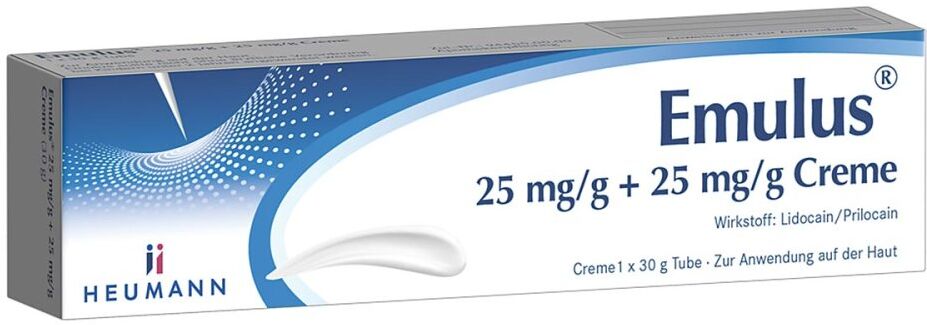 Emulus 25 mg/g + 25 mg/g Creme 30g