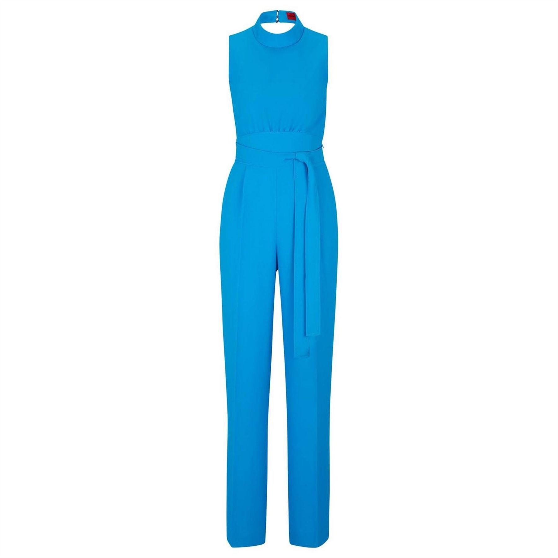 Hugo - "Kisuse" Jumpsuit für Damen, Polyester-Gemisch (Blau)