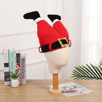 Inspired Deals Christmas Santa Claus Leg Decoration Plush Hanging Ornament With Santa Hat For Holiday Party Decor Santa Claus Leg Pants