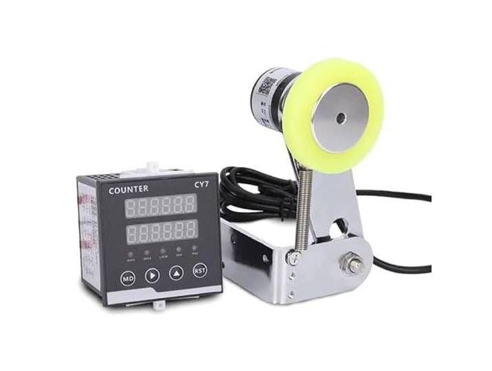 Hochfrequenz-Zählmeter-Roller Elektronischer digitaler Kantenanleimmaschinen-Encoder Intelligenter Controller(B)