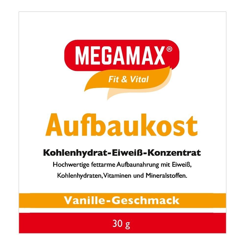 MEGAMAx Aufbaukost Vanille x5 5x30 g Pulver