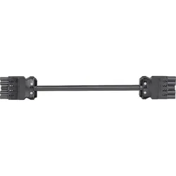 Verbindungsleit. Wieland GST18i5 1,0m, schwarz, H05VV-F 5G2,5mm2 5-polig, Buchse - Stecker