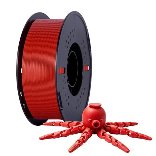 KINGROON PLA 3D Printer Filament, 1,75 mm, 1 kg, Rood