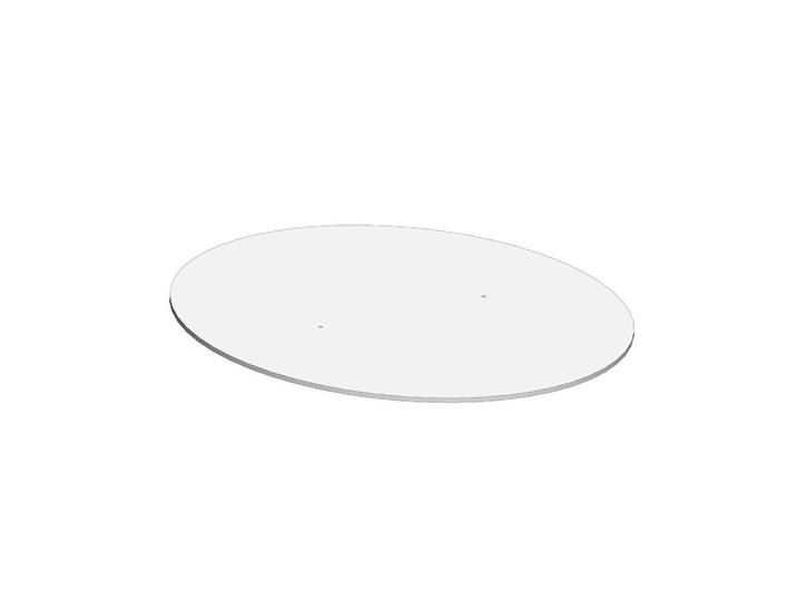MYYOUR plaque de fixation plaque pour PENELOPE (Blanc - Métal)
