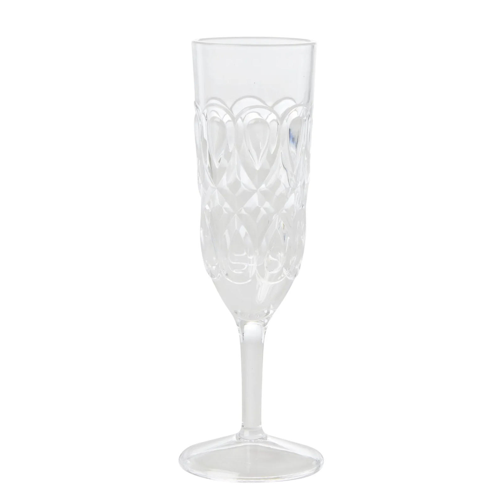 RICE champagneglas acryl Helder