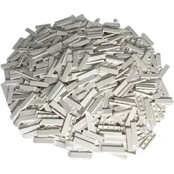 LEGO 1x4 Fliesen Weiss - 250 Stück - White tile 2431 (2431, LEGO Zubehör)