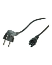 VALUE Stromkabel Stromversorgung 3-polig 1.8 m Schwarz Netzkabel 1,8 m (19.99.1028)