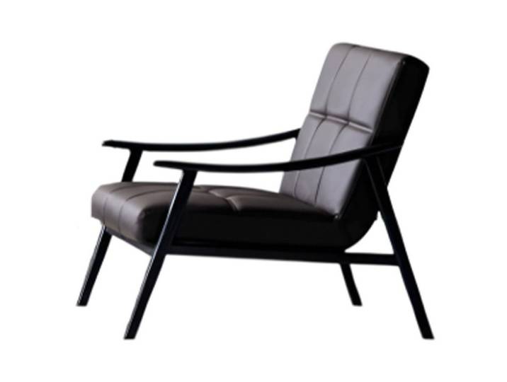 Xlmoebel Sessel Schwarzer Leder für exklusives Wohnen im Wohnzimmer (1-St., Ledersessel), Made in Europa