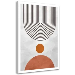 LEINWANDBILD Boho-Bögen und -Kreise 80x120cm