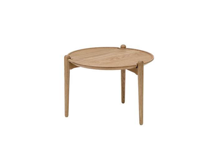 Design House Stockholm Aria Couchtisch Eiche, Ø50x37 cm