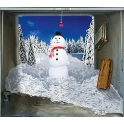 Scheurich Garagentorplane Snowman, für Schwing- und Sektionaltore