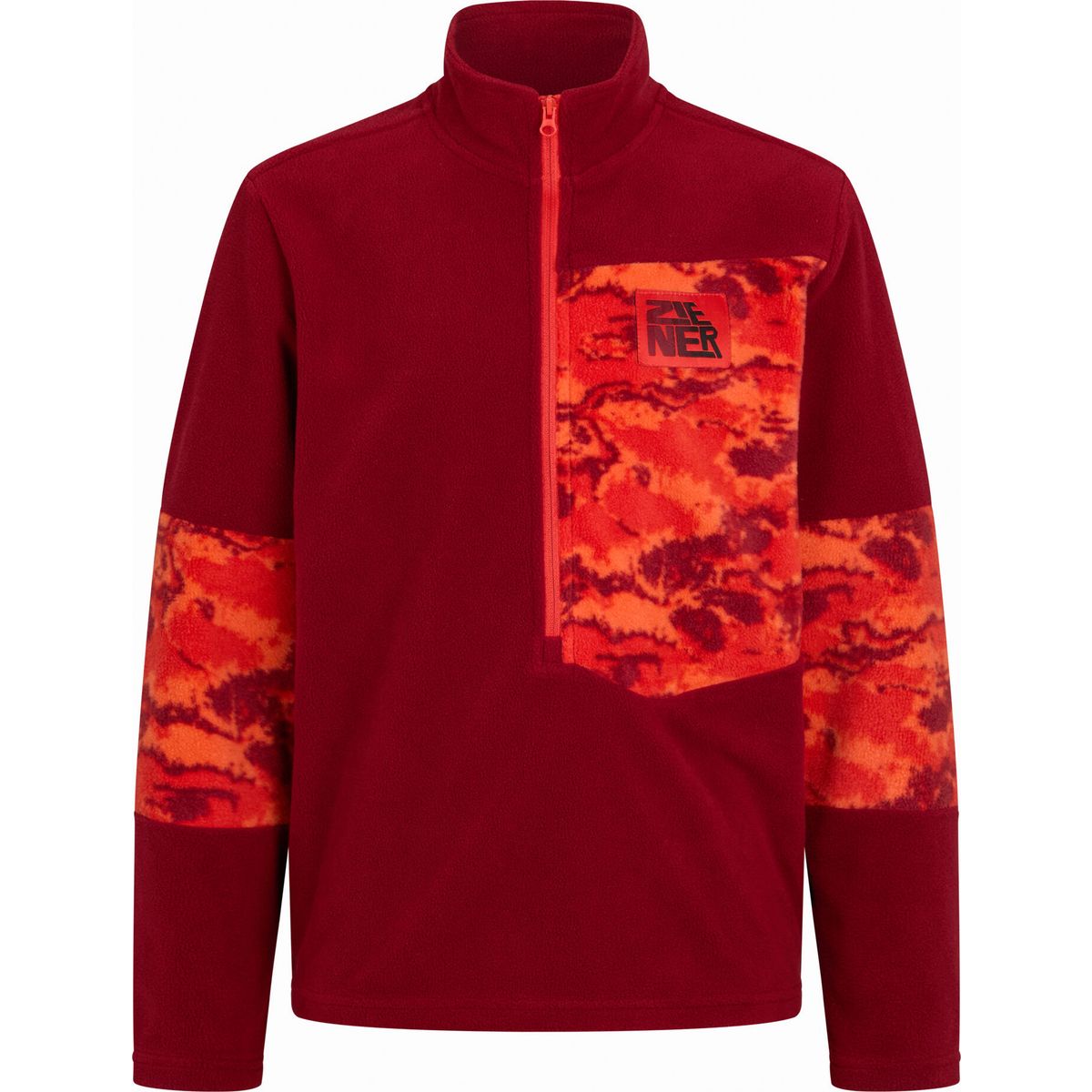 Ziener Jamino-z Midlayer Junior Unisex faded red (770) 104 135026-770-104