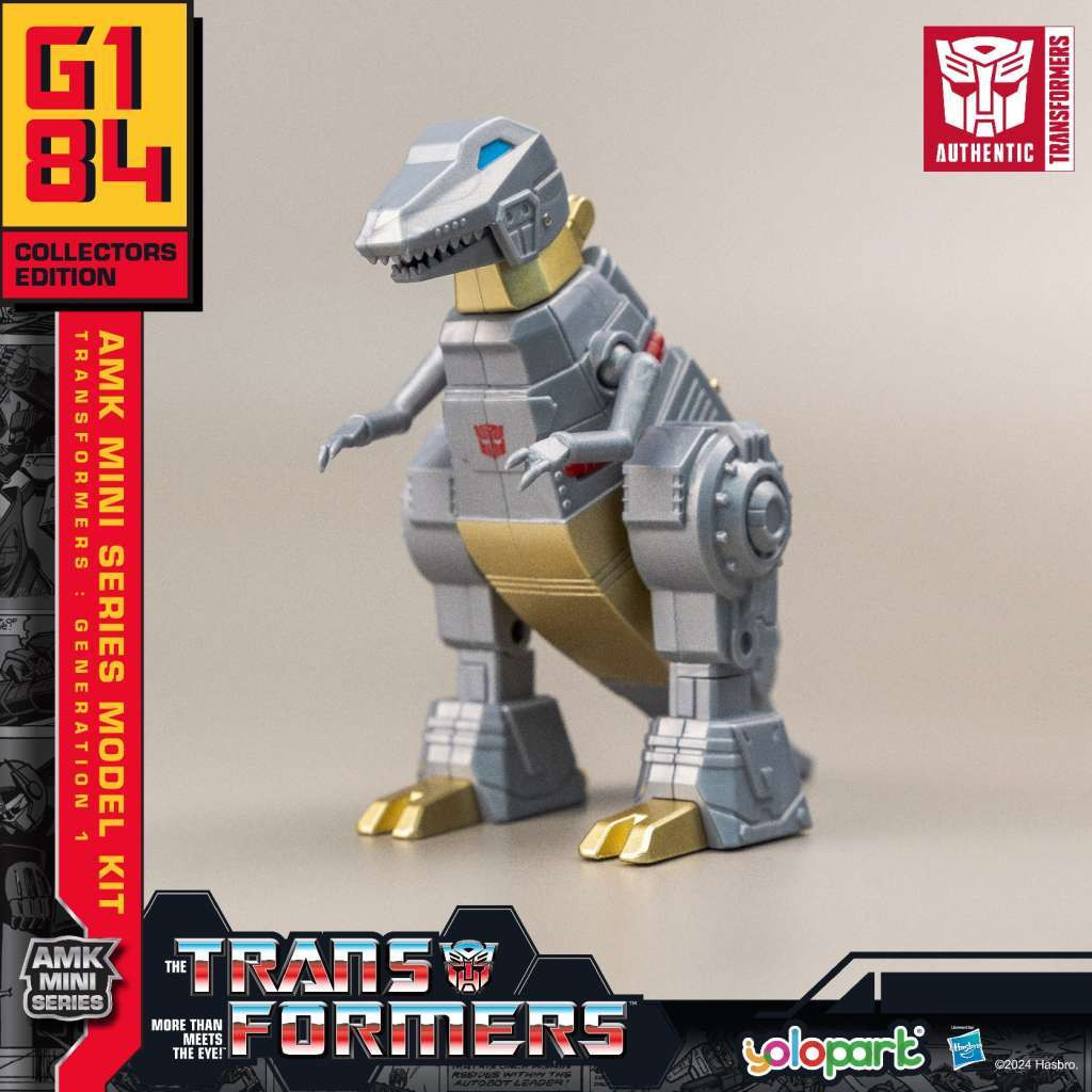 Yolopark Transformers Generation One AMK Mini Serie Grimlock plastic modelbouwset, 10 cm