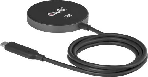 Club3D Induktions-Ladegerät 25W Qi2 USB-C 25Wa CAC-3027 Ausgänge Induktionslade-Standard Schwarz