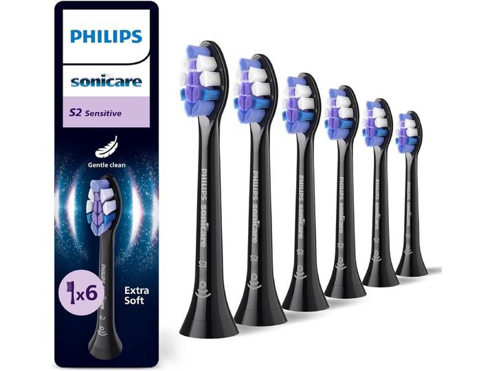 Philips Sonicare S2 Sensitive Opzetborstels - HX6056/88 - 6 Stuks - Gevoelige Tanden