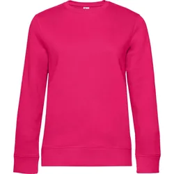 B&C Damen Sweater QUEEN Crew Neck Sweatshirt WW01Q magenta pink XS