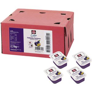 Schwartau Fruchtaufstrich Extra Pflaumenmus, vegan, Portionspackungen, je 25 g, 100 Stück