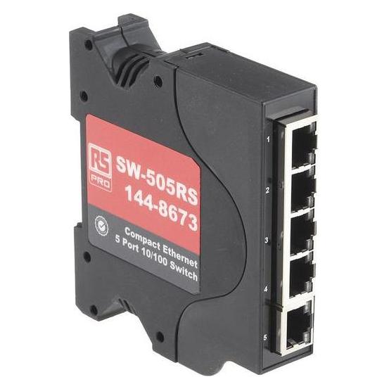 RS PRO 5-Port Compact Ethernet Switch (5 Ports) (1448673)