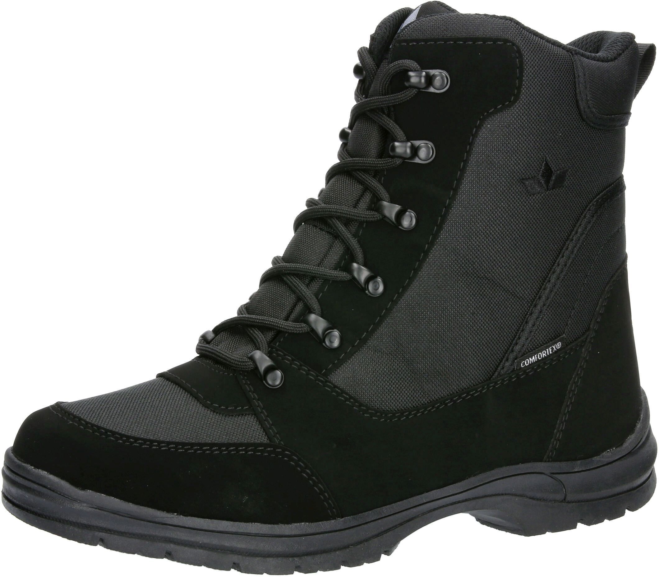 Wanderstiefel LICO "Winterboot Skokie", Herren, Gr. 42, wärmend, schwarz, Synthetik, Schuhe Wanderstiefel