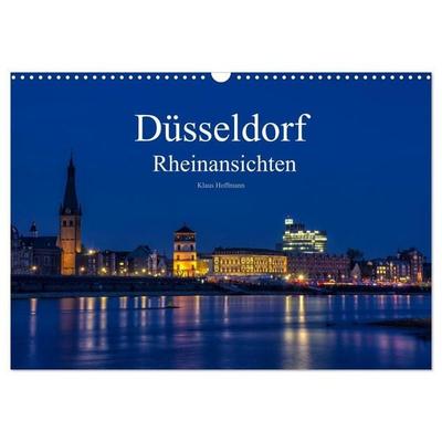Düsseldorf - Rheinansichten (Wandkalender 2027 DIN A3 quer), CALVENDO Monatskalender