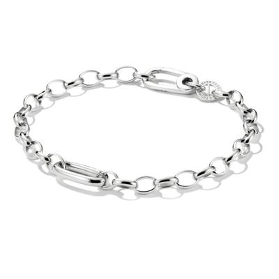 Charm-Armband THOMAS SABO "Charm Armband Silberfarben" Gr. 15, silberfarben, Armbänder, Damen, 15, Metall, Charm-Armband