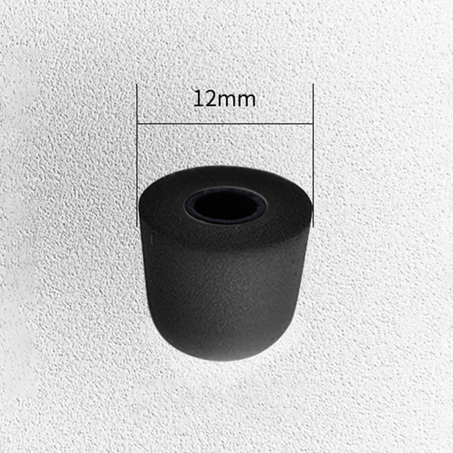 INF Ersatz-Ohrstöpsel aus Memory-Schaum für 4,7–5,5 mm-Kopfhörer Schwarz