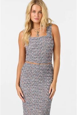 O'Neill s Bailey Tank Top in Blue Jelly, Size Medium, Elastane/Polyester